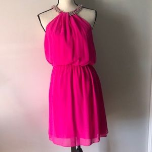 Gianni Bini Beaded Neckline Dress